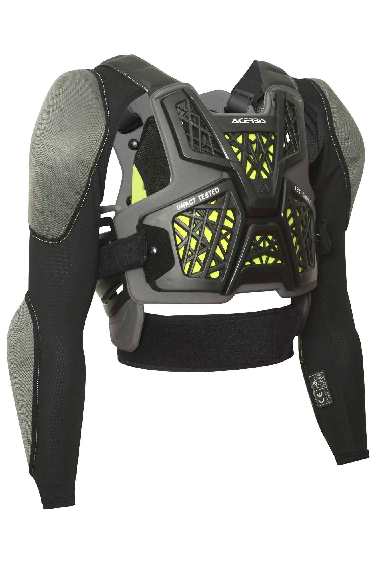 Chaqueta de Protección Acerbis Specktrum Nivel 2 Negro-Amarillo