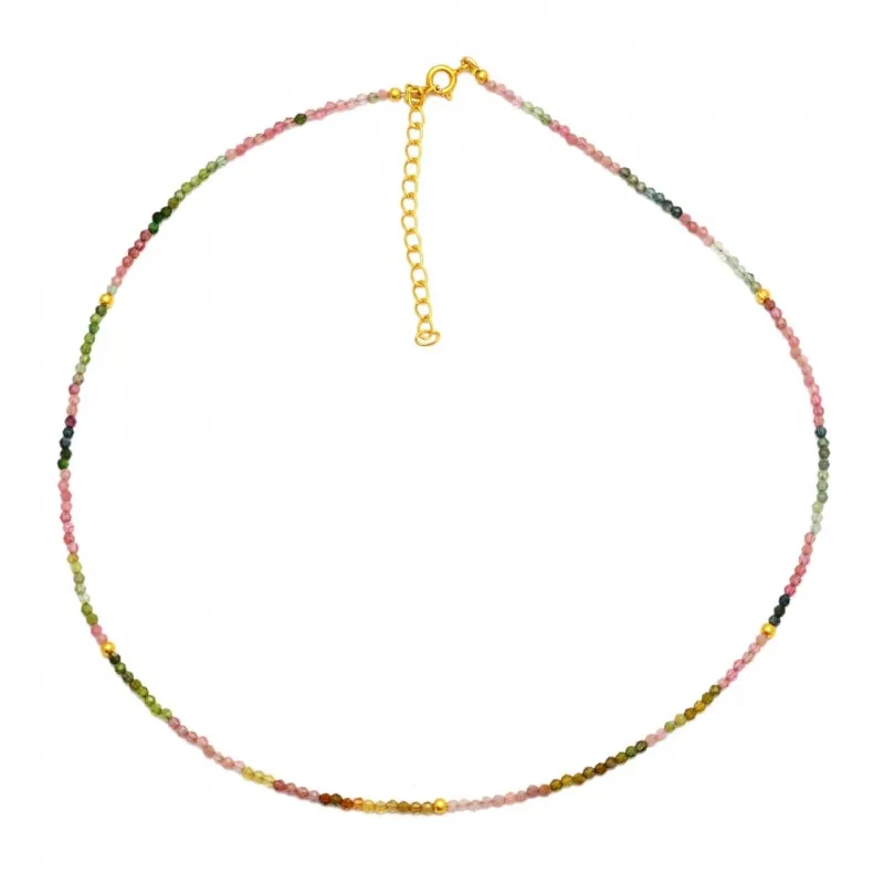 Collar Line Turmalina Oro