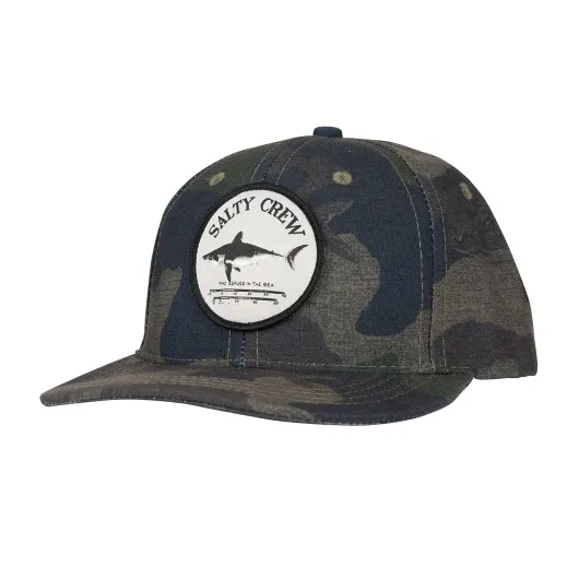 Gorra Salty Crew Bruce 6 Panel Camo Niño
