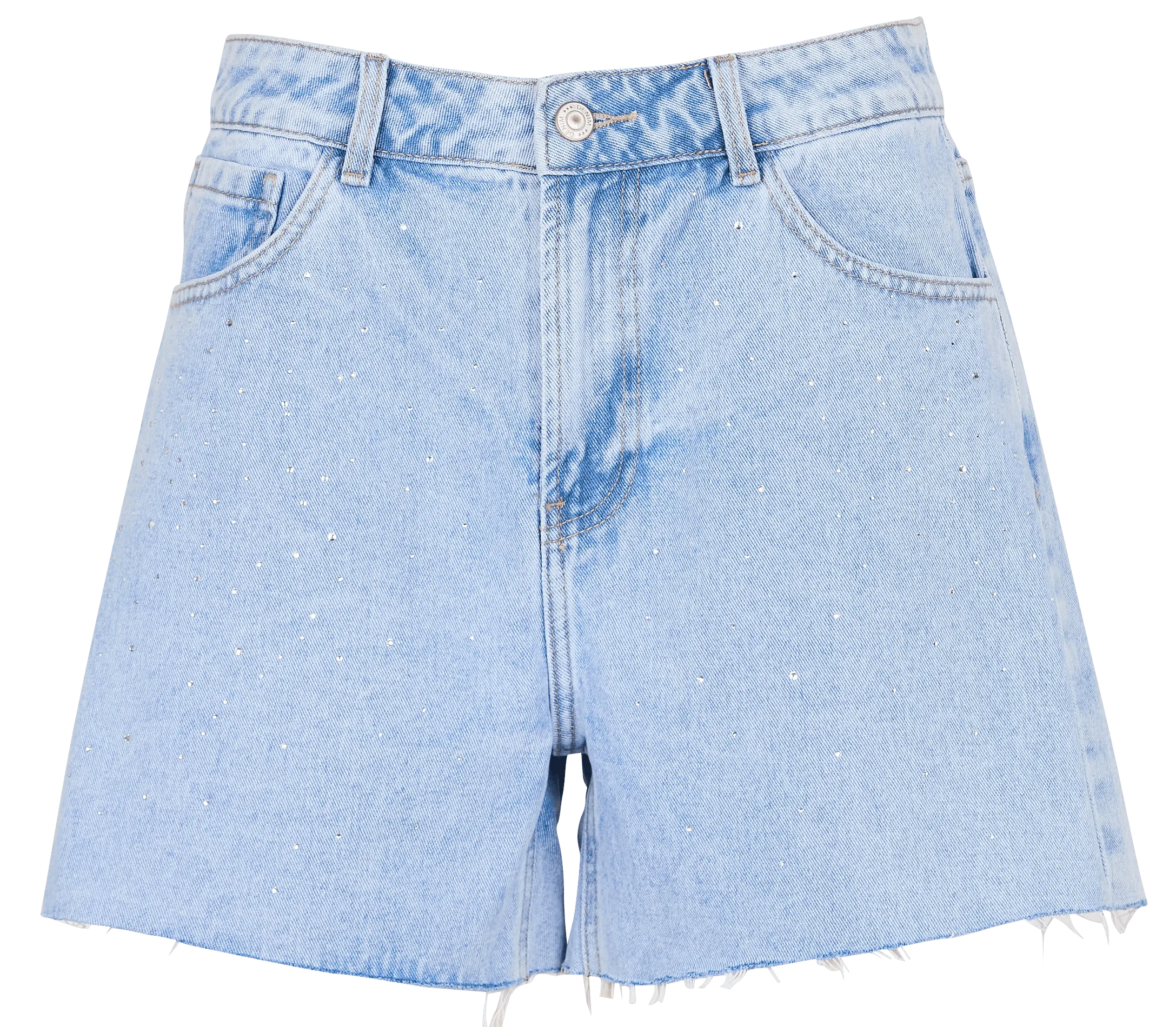 KARL MARC JOHN IBIZE - Pantalón corto recto de algodón en azul