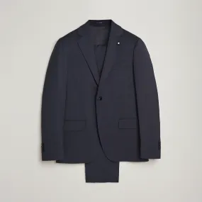 Lardini Wool Suit Navy
