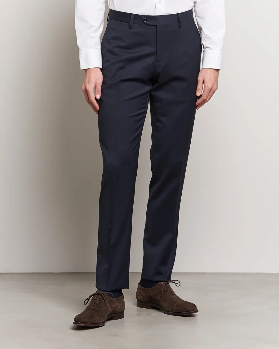 Lardini Wool Suit Navy
