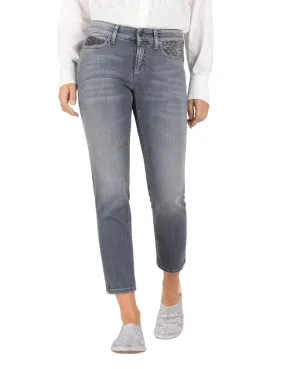 Pantalones y vaqueros gris para mujer