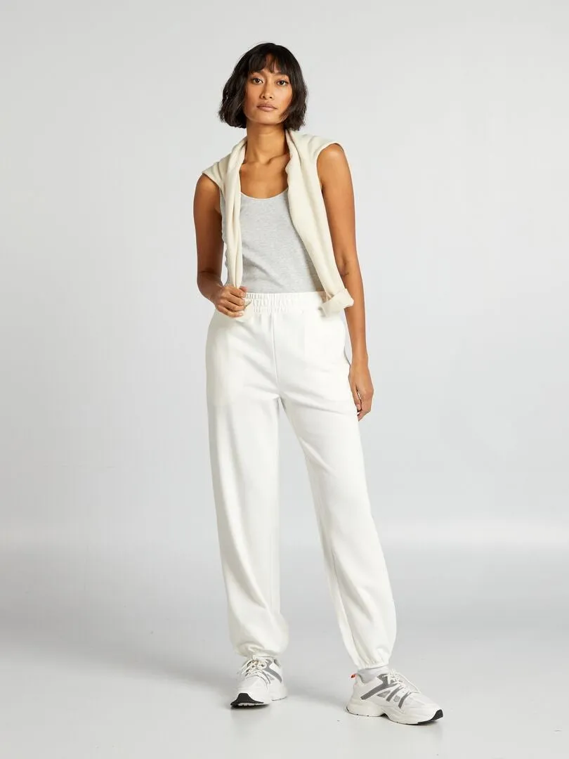 Pantalón de chándal - BLANCO