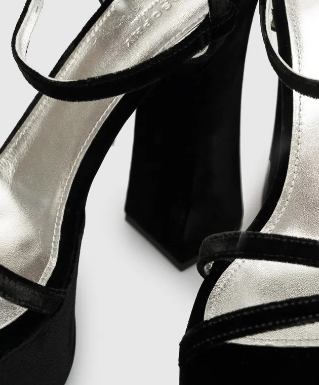 Philosophy di Lorenzo Serafini Black sandals