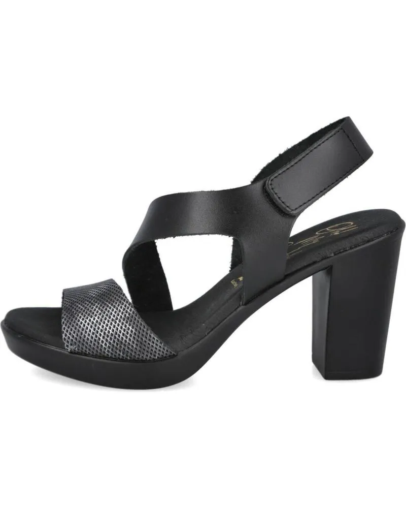 Sandalias OH MY SANDALS  de Mujer 5268 SANDALIAS DE TACON MUJER  DIPLER NEGRO COMBINADO