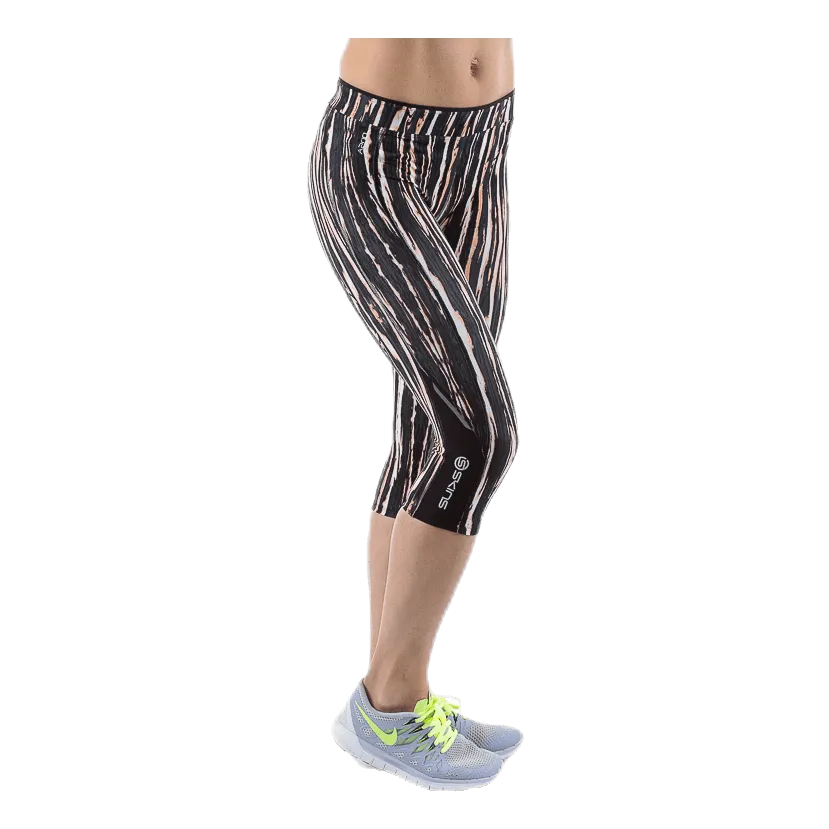 Skins A200 Womens 3/4 Tights Patterned