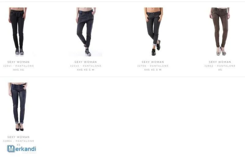 STOCK DE VAQUEROS Y PANTALONES SEXY WOMAN F/W