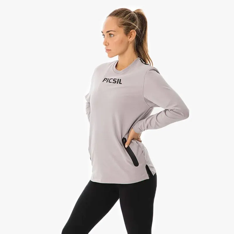SUDADERA PICSIL W GRIS
