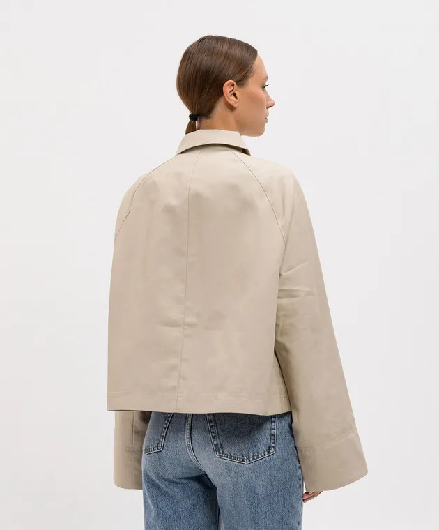 Toteme Beige straight cut jacket