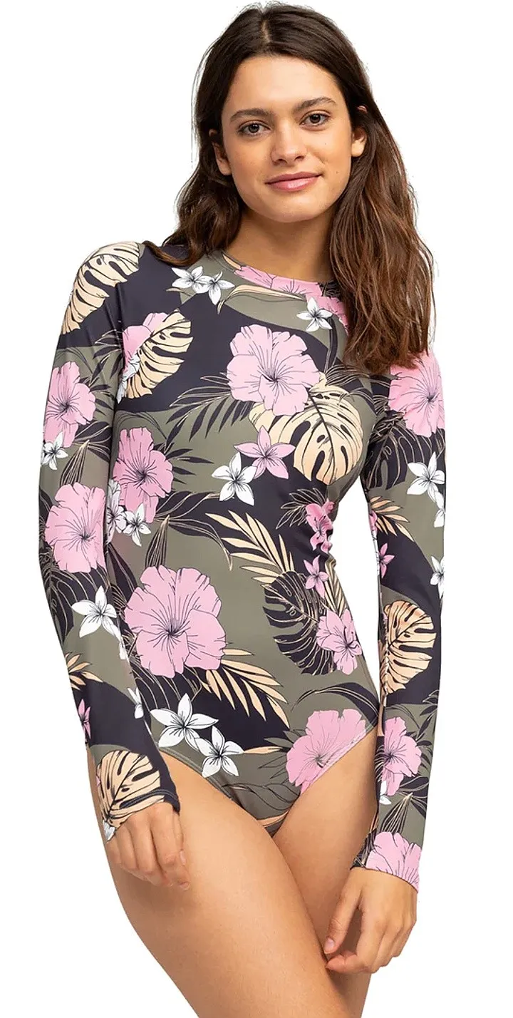 traje de baño Roxy Pro The Overhead Onesie - KVJ9/Anthracite Classic Pro Surf - women´s