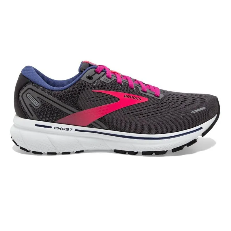 ZAPATILLA BROOKS GHOST 14 GRIS ROJO