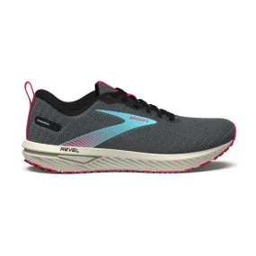 ZAPATILLA BROOKS REVEL 3 GRIS CELESTE MUJER